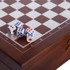 Набор настольных игр 3 в 1 (шахматы, домино, карты) W2650, коричневый - Фото №3