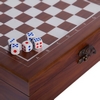 Набор настольных игр 2 в 1 (шахматы, покер) W2624, коричневый - Фото №4