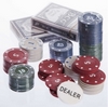 Набор настольных игр 2 в 1 (шахматы, покер) W2624, коричневый - Фото №5