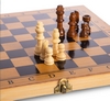 Набір настільних ігор 3 в 1 (шахи, шашки, нарди бамбукові) B-3116, 29х29 см - Фото №4