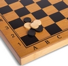 Набор настольных игр 3 в 1 (шахматы, шашки, нарды бамбуковые) B-3135, 34х34 см - Фото №3