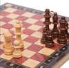 Набор настольных игр 3 в 1 (шахматы, шашки, нарды деревянные с магнитом) ZC024A, 24х24 см - Фото №2