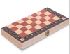 Набор настольных игр 3 в 1 (шахматы, шашки, нарды деревянные с магнитом) ZC024A, 24х24 см - Фото №6