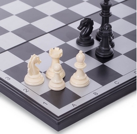 Набор настольных игр 3 в 1 (шахматы, шашки, нарды дорожные пластиковые магнитные) IG-9818, 33х33 см - Фото №2