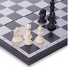 Набір настільних ігор 3 в 1 (шахи, шашки, нарди дорожні пластикові магнітні) IG-9818, 33х33 см - Фото №2