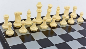 Набор настольных игр 3 в 1 (шахматы, шашки, нарды дорожные пластиковые магнитные) SC59810, 36х36 см - Фото №5