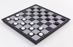 Набор настольных игр 3 в 1 (шахматы, шашки, нарды дорожные пластиковые магнитные) SC59810, 36х36 см - Фото №7