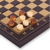 Набір настільних ігор 3 в 1 (шахи, шашки, нарди кожзам) L3008, 30х30 см - Фото №3