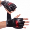 Перчатки для смешанных единоборств MMA PU UFC Contender UHK-69088 черные, 5 oz