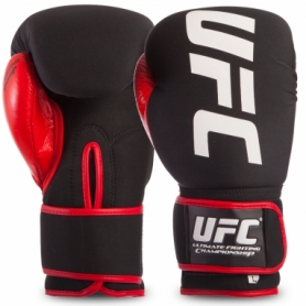 Перчатки боксерские PU на липучке UFC Ultimate Kombat красные