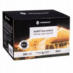 Гирлянда Springos 500 LED CL500 - холодно белая, 20 м - Фото №7