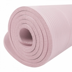 Коврик для йоги (йога-мат) Springos NBR YG0040, розовый - Фото №6