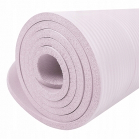 Коврик для йоги (йога-мат) Springos NBR YG0039, розовый - Фото №4