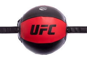 Груша пневматическая круглая на растяжках UFC UHK-69749, красная - Фото №2