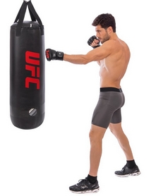 Мешок боксерский цилиндр PVC UFC Standard UHK-69745, черный - Фото №6