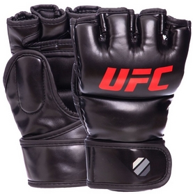 Перчатки для смешанных единоборств MMA PU UFC Contender UHK-69153 черные, 7 oz - Фото №6