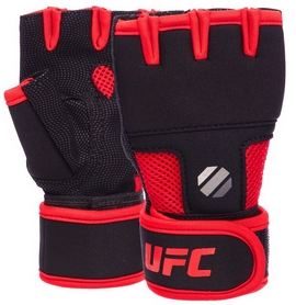 Рукавички-бинти внутрішні гелеві з неопрена UFC Contender UHK-69412 чорні - Фото №7