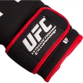 Перчатки боксерские PU на липучке UFC Ultimate Kombat красные - Фото №3