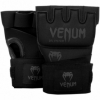 Бинт-перчатки гелевые Venum Kontact Gel Glowe Wraps, черные