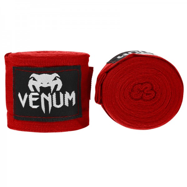 

Бинты боксерские эластичные Venum Original Kontact, красные, Красный