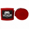 Бинты боксерские эластичные Venum Original Kontact, красные