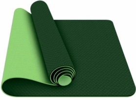 Килимок для йоги та фітнесу Power System Yoga Mat Premium (PS-4060) - зелений, 183х61х0,6 - Фото №6