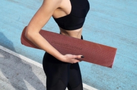 Килимок для йоги та фітнесу Power System Yoga Mat Premium (PS-4060) - рожевий, 183х61х0,6 - Фото №7