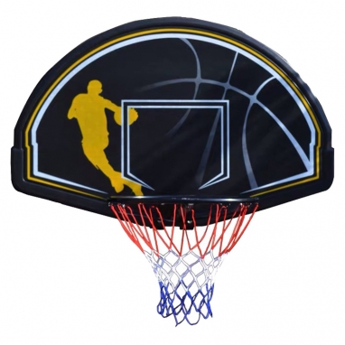 Щит баскетбольный с кольцом и сеткой Ballshot S006B, 45 см