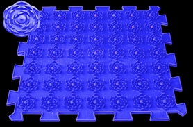 Коврик акупунктурный массажный Олви Лотос 6 элементов (OL1270939692) - Фото №3