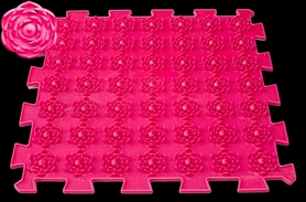 Коврик акупунктурный массажный Олви Лотос 6 элементов (OL1270939692) - Фото №4