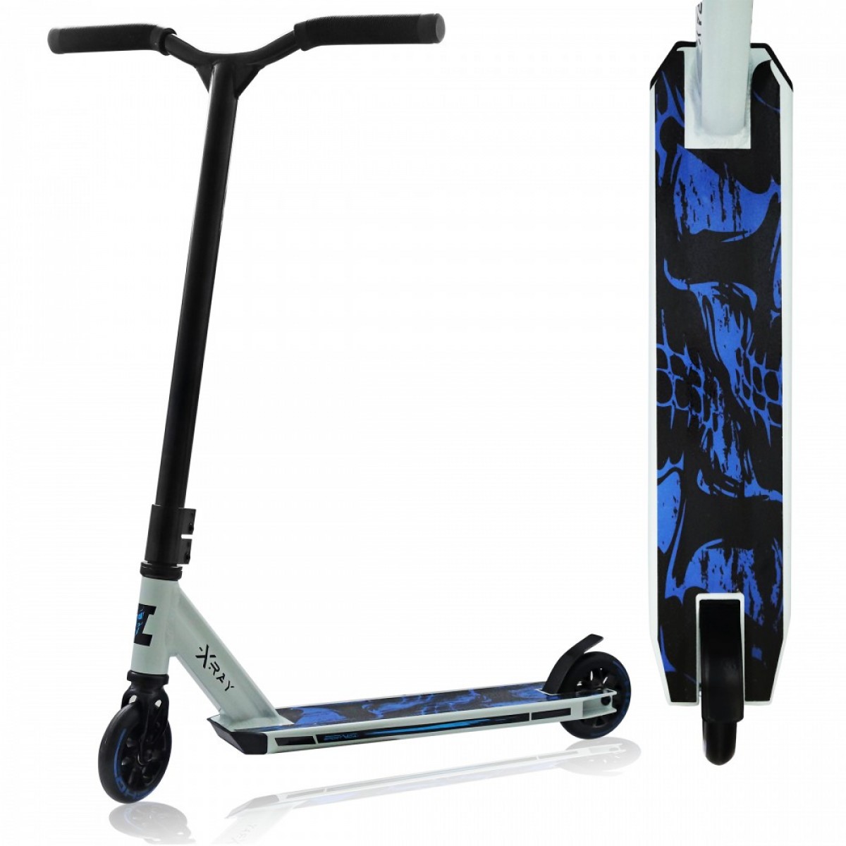 

Самокат трюковый SportVida Stunt X-Ray 110 White/Blue (SV-WO0019), Синий