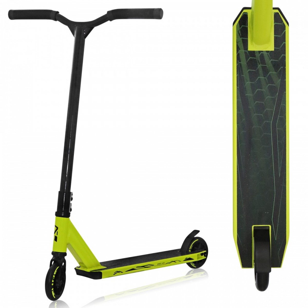 

Самокат трюковый SportVida Stunt Hulk 110 Lemon/Black (SV-WO0020), Желтый