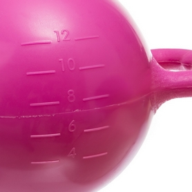 Гиря водоналивная для фитнеса Pro Supra (FI-1715) - розовая - Фото №3