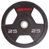 Диск олимпийский полиуретановый с хватом Life Fitness (SC-80154-25), 25кг - Фото №2