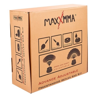 MaxxMMA Speed-Adjustable Freestanding Reflex Bag Kit