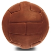 Мяч футбольный кожаный Vintage (F-0248) - коричневый, №5 - Фото №3