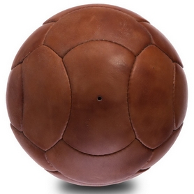 Мяч футбольный кожаный Vintage, 18 панелей (F-0256), №5 - Фото №3