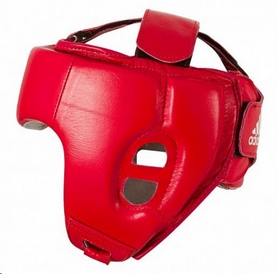 Шлем боксерский Adidas AIBA красный - Фото №2