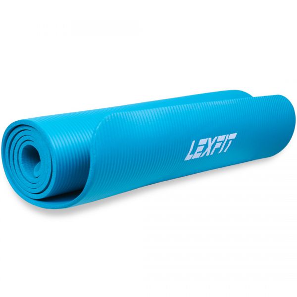 

Коврик для йоги и фитнеса LEXFIT (LKEM-3006-0,8), 180х60х0,8, Голубой