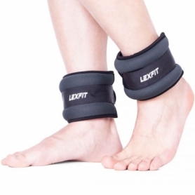 Утяжелители для ног LEXFIT (LKW-1222-1), 2 шт по 1 кг