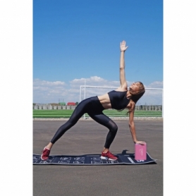 Блок для йоги Yoga Brick PowerPlay (4006), розовый - Фото №6