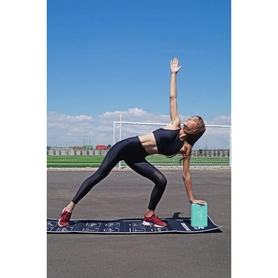 Блок для йоги Yoga Brick PowerPlay (4006), мятный - Фото №3