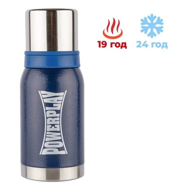 Термос питьевой PowerPlay (9001) - синий, 750 мл