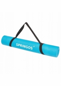 Килимок для йоги та фітнесу Springos YG0035, блакитний - Фото №2