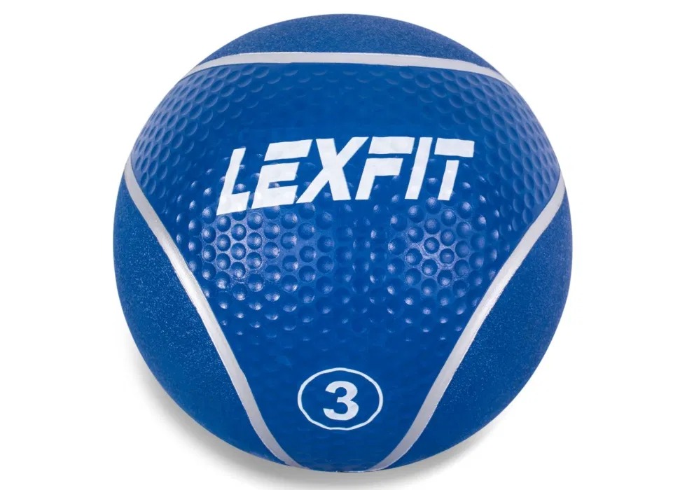 

Медбол LEXFIT (LMB-8017-3), 3 кг, Синий