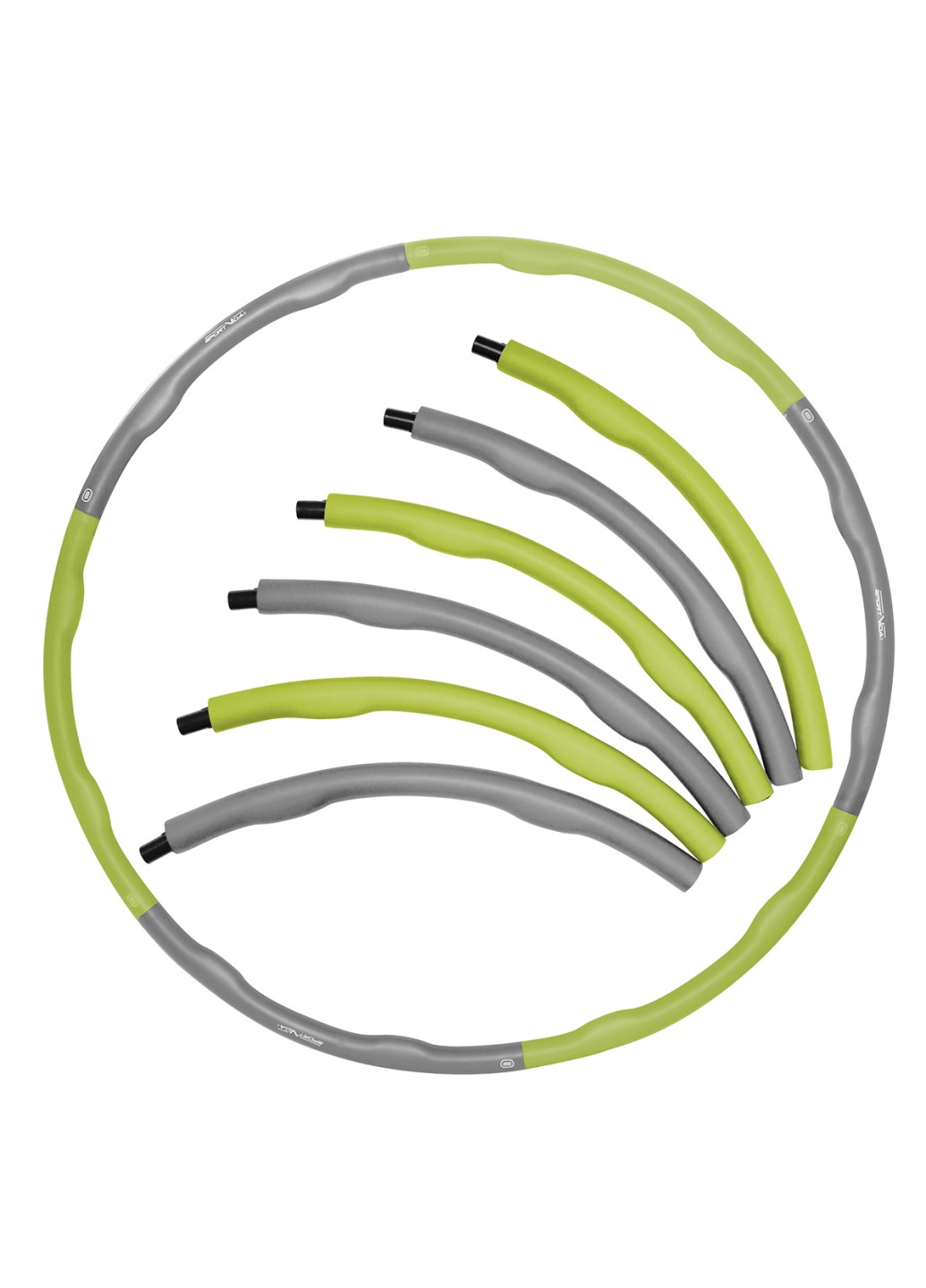 

Обруч массажный Hula Hoop SportVida SV-HK0339 - зеленый, 100 см