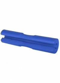 Накладка (бампер) на гриф SportVida Barbell Pad SV-HK0355, синяя - Фото №6