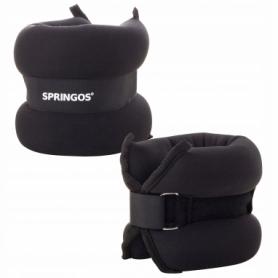 Утяжелители-манжеты для ног и рук Springos FA0074, 2 шт по 2,5 кг