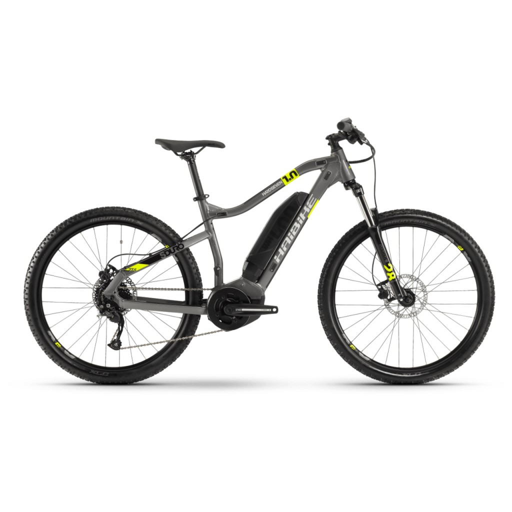 

Электровелосипед горный Haibike Sduro HardSeven 1.0 400Wh 9 s. Altus 27,5" 2020, рама L (4540006050), Серый