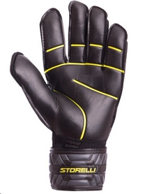 Перчатки вратарские Storelli FB-905 черно-желтые - Фото №2